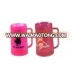 PS plastic double wall water cup/frosty mug/frosty water mug