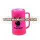 400ml Plastic freeze mug with water inside